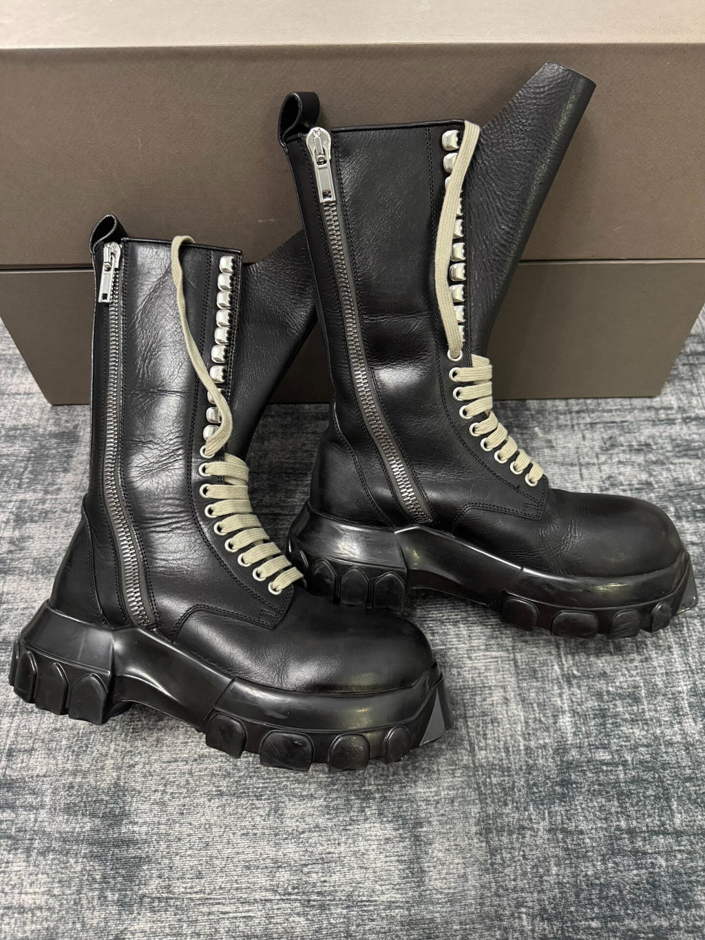 Rick Owens Lace-Up Boots