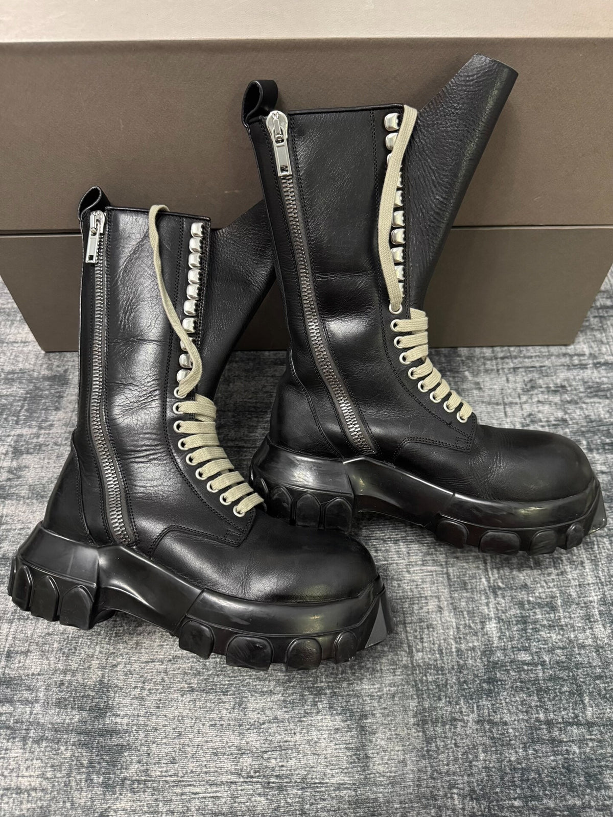 Rick Owens Lace-Up Boots