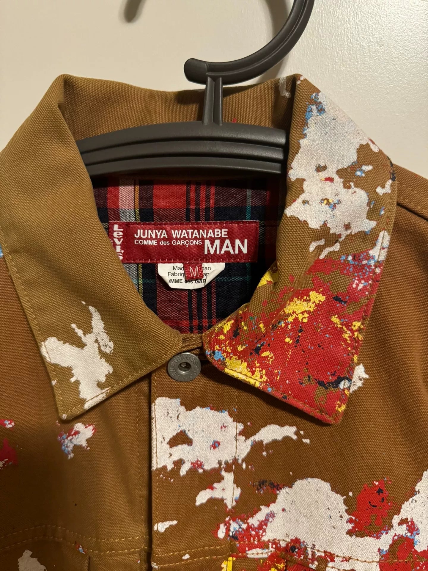 Junya Watanabe MAN Runway Multicolor Paint Jacket