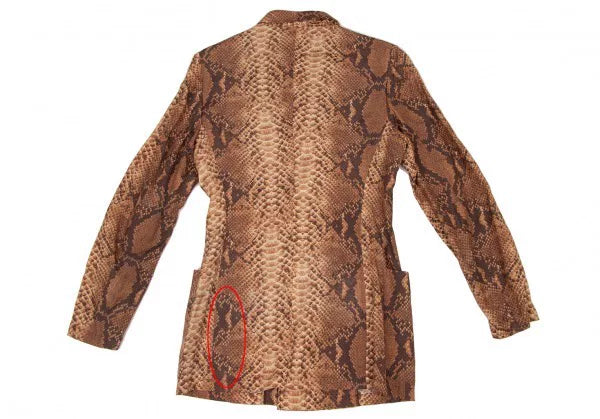 Jean Paul Gaultier Vintage Brown Patterned Blazer