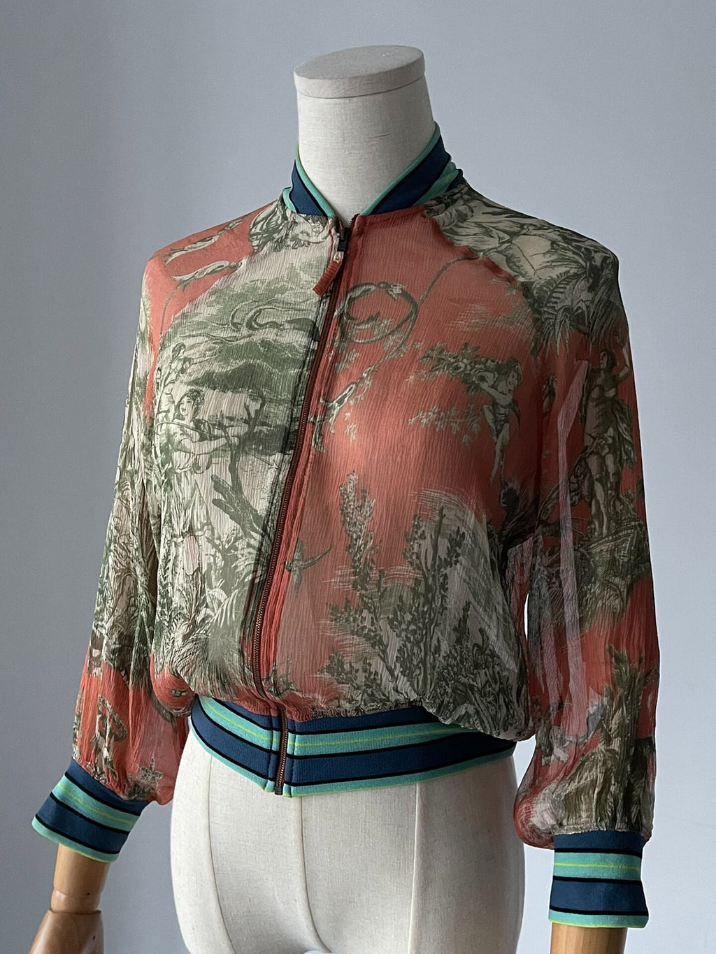 Jean Paul Gaultier Silk Bomber