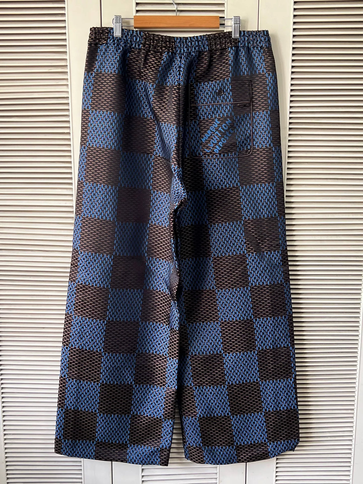 Louis Vuitton Men's Checkerboard Long Pants