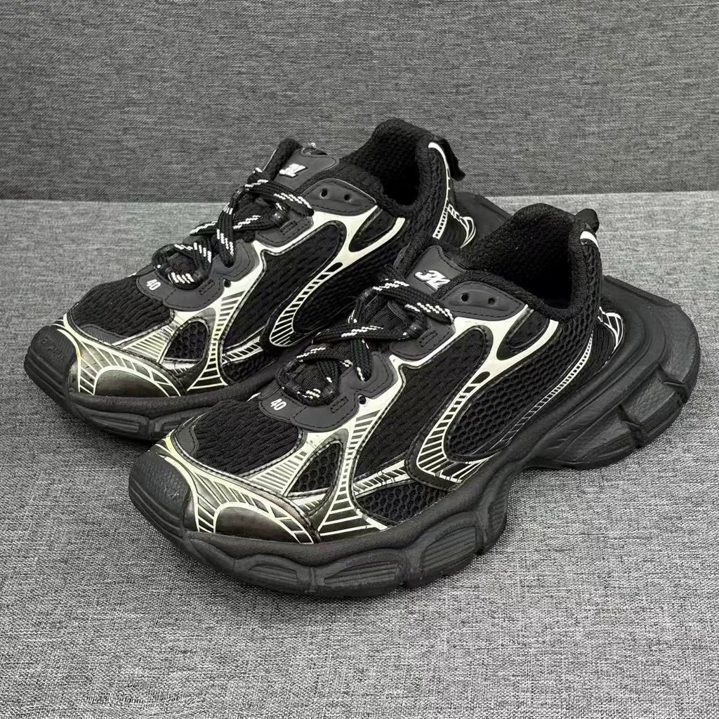 Balenciaga Black Silver Sneakers
