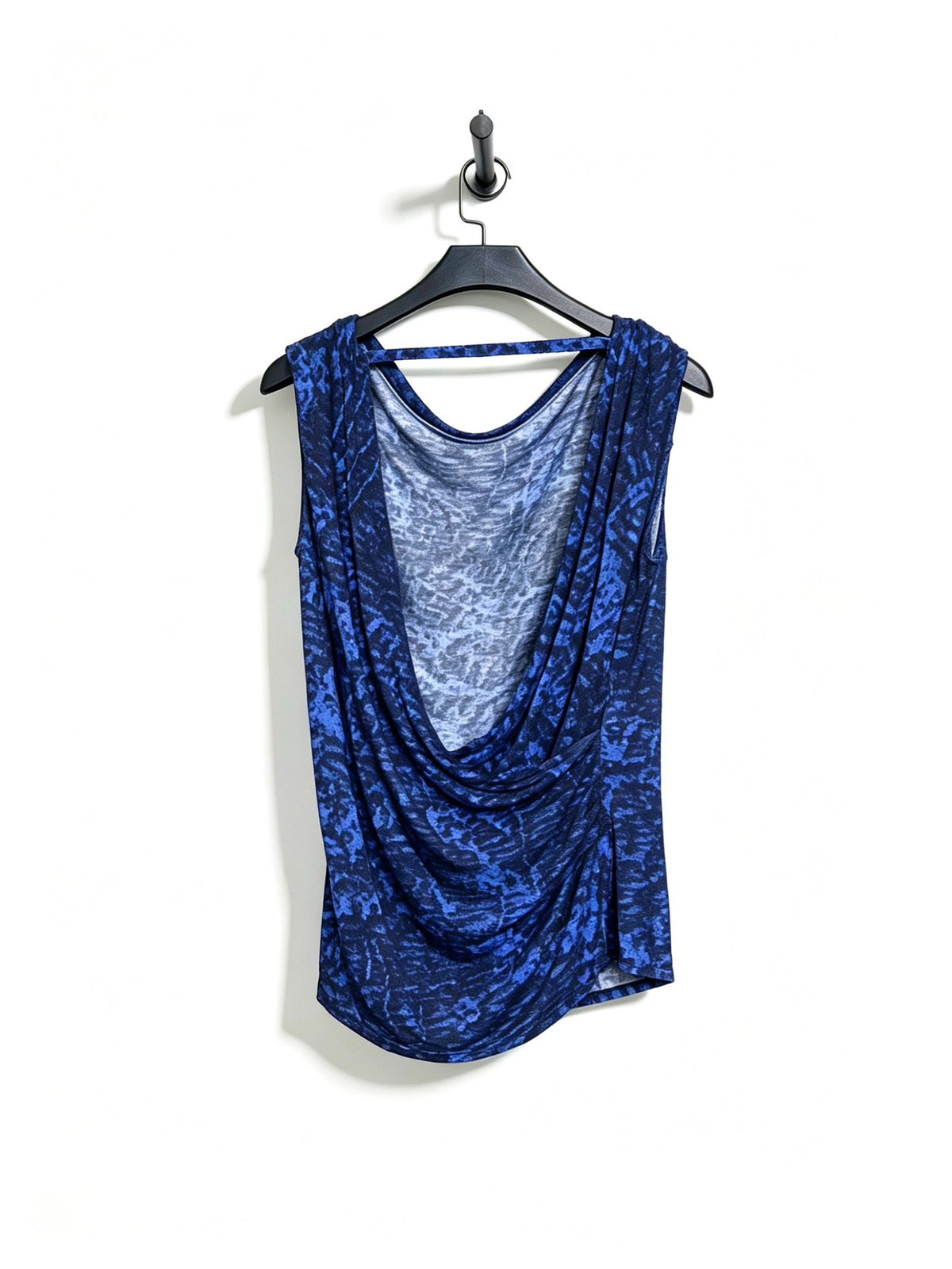 Helmut Lang draped neckline open-back tank top