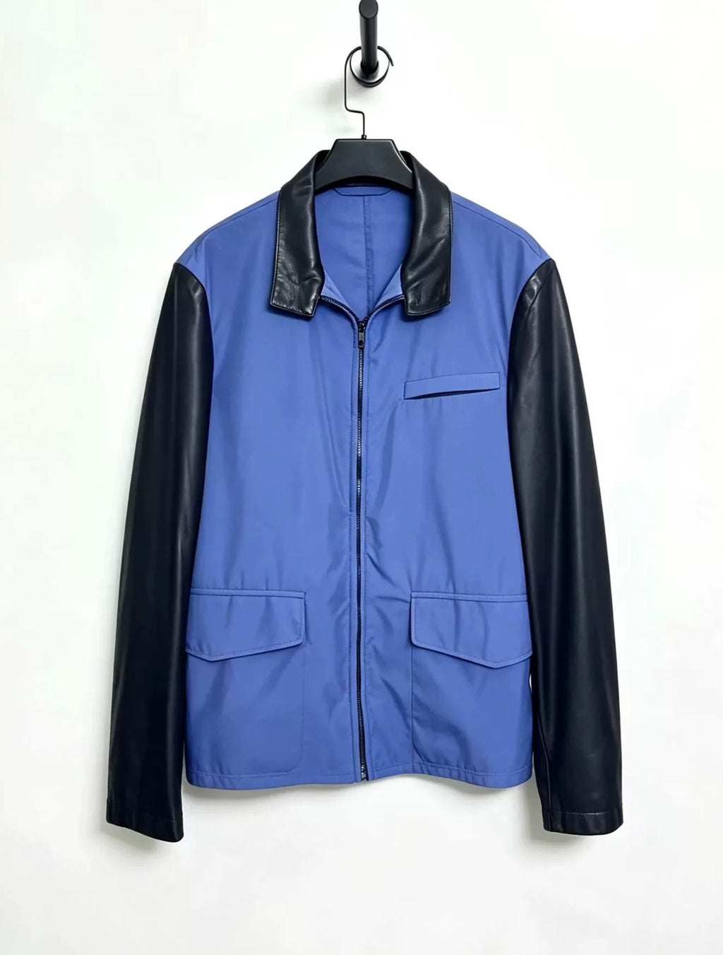 Maison Martin Margiela Patchwork Leather Harrington Jacket