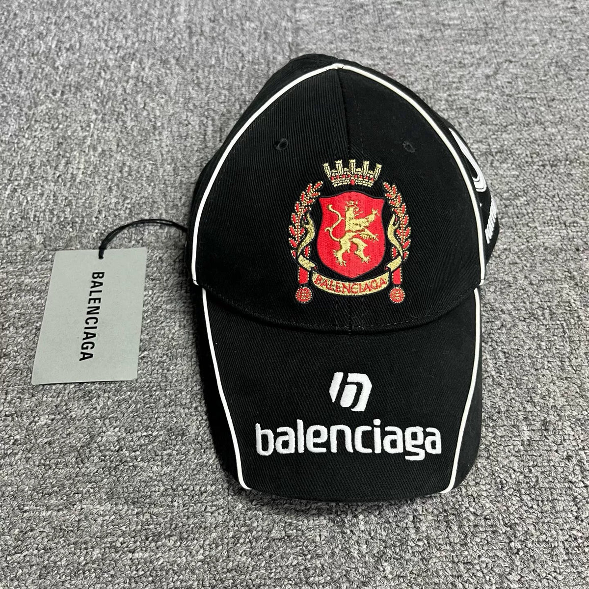 Balenciaga Black Letter Logo Cap