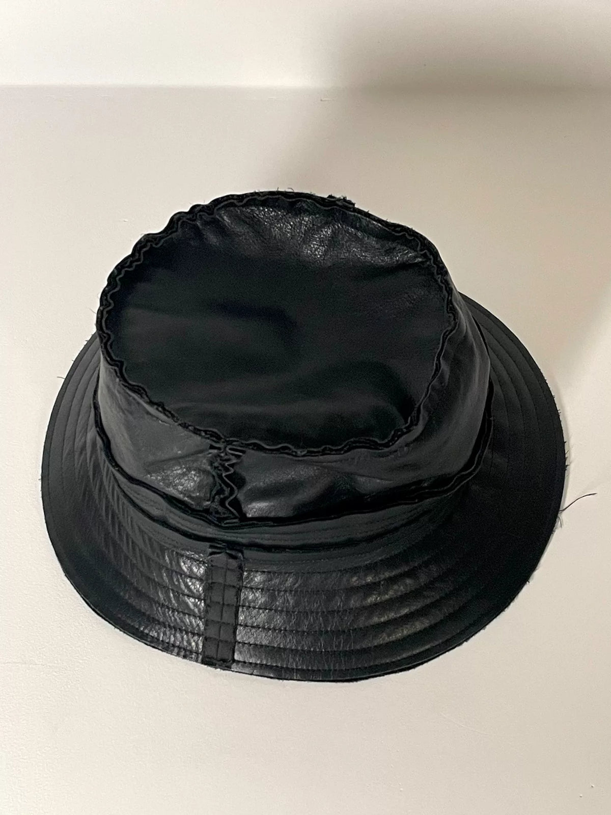Comme Des Garcons | AW2002 Leather Bucket Hat