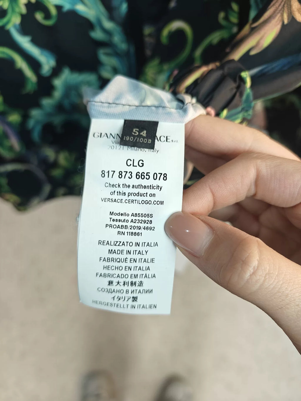 Versace Baroque Print Jacket