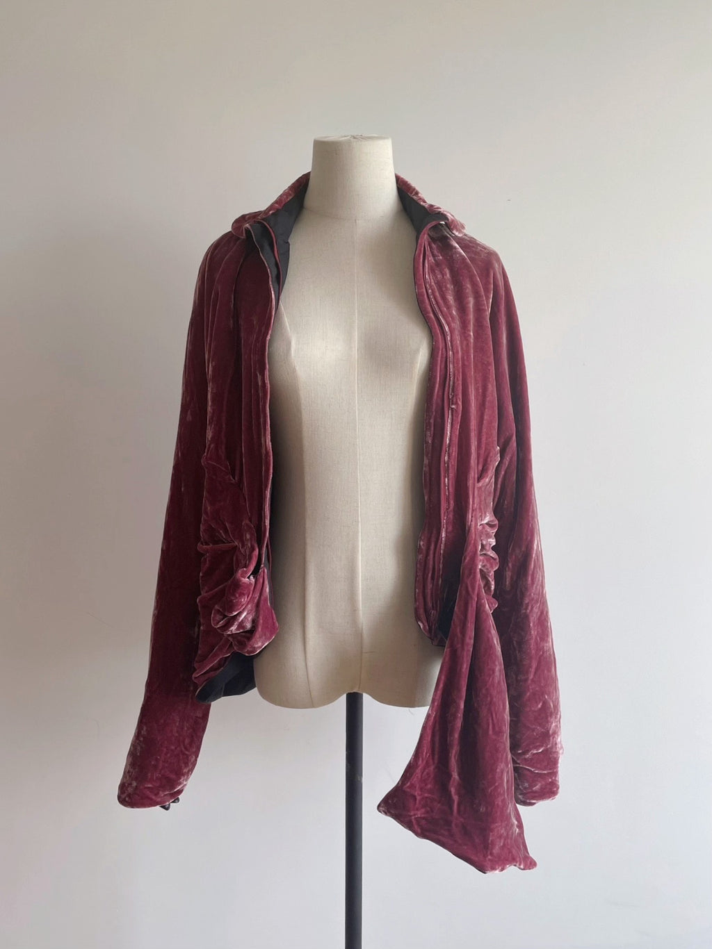 Jean Paul Gaultier Velvet Peach Top