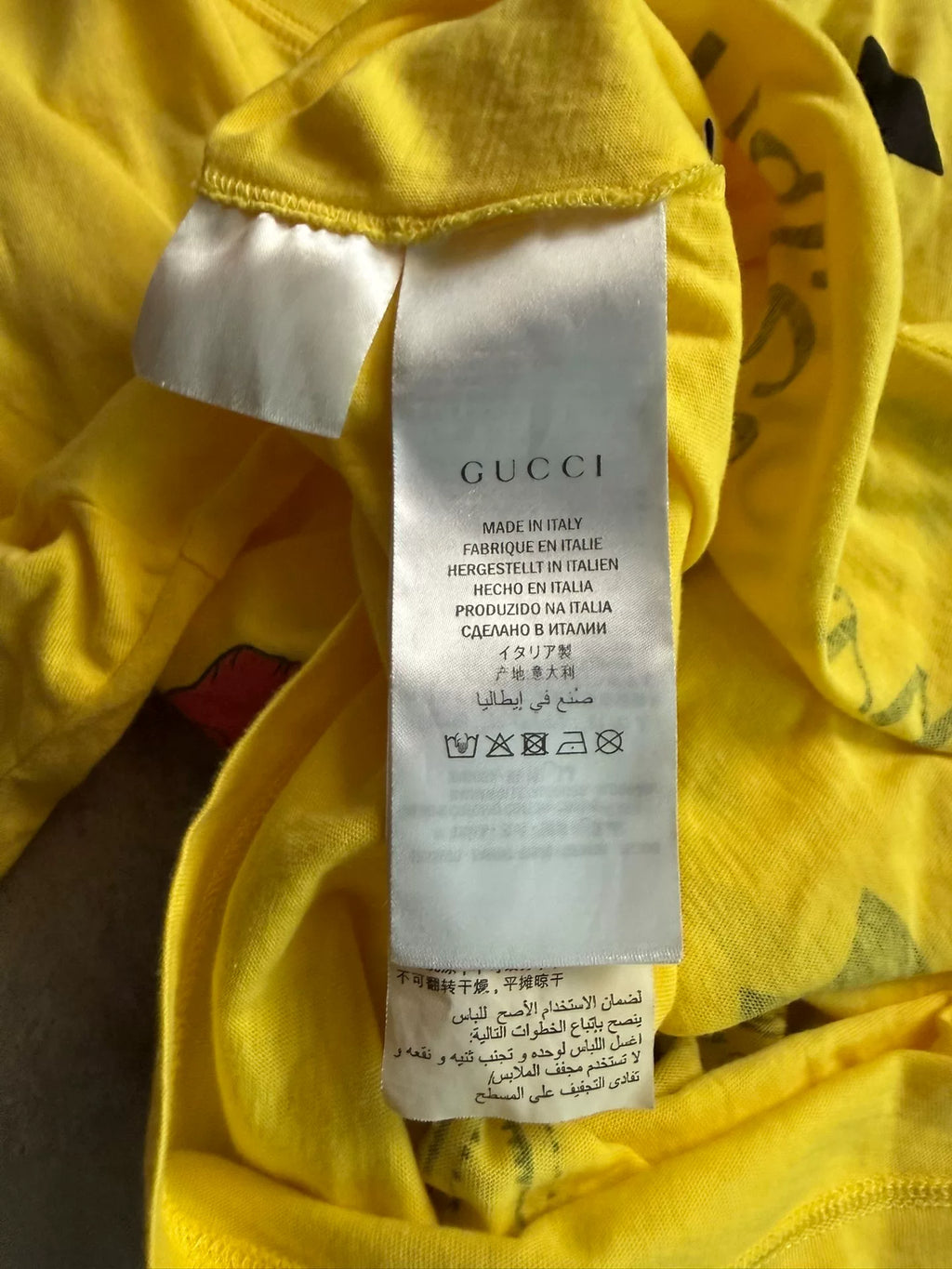 Gucci X Chateau Marmont 19SS Floral Demon Silhouette Short Sleeve T-Shirt