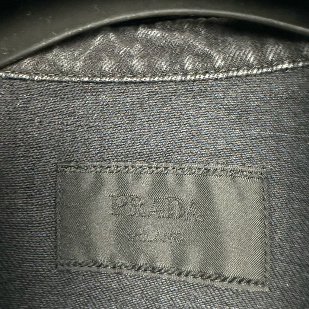 Prada Denim Short Sleeve Shirt