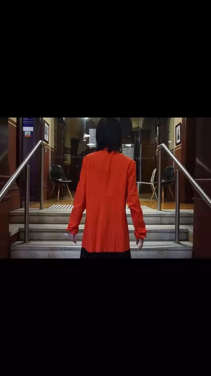 M.A+ FW15 Red High Risk Fitted Cotton Shirt