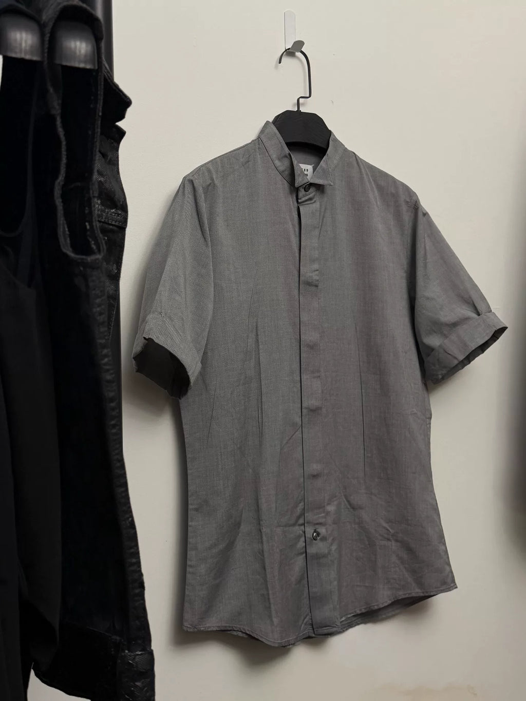 Maison Martin Margiela Wing-Collar Rayon-Cotton Shirt