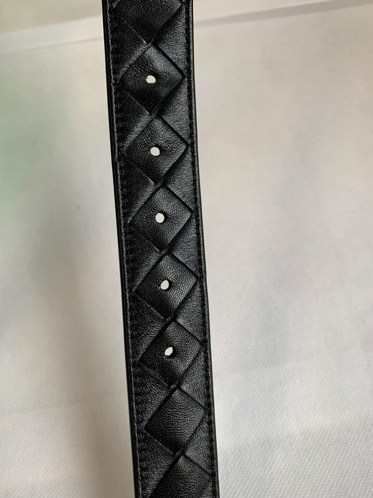 Bottega Veneta Black Gold Horsebit Belt