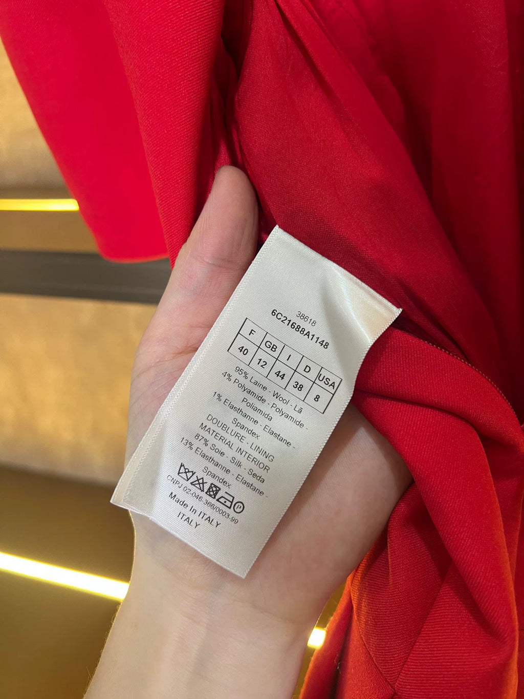 Dior Red Dress