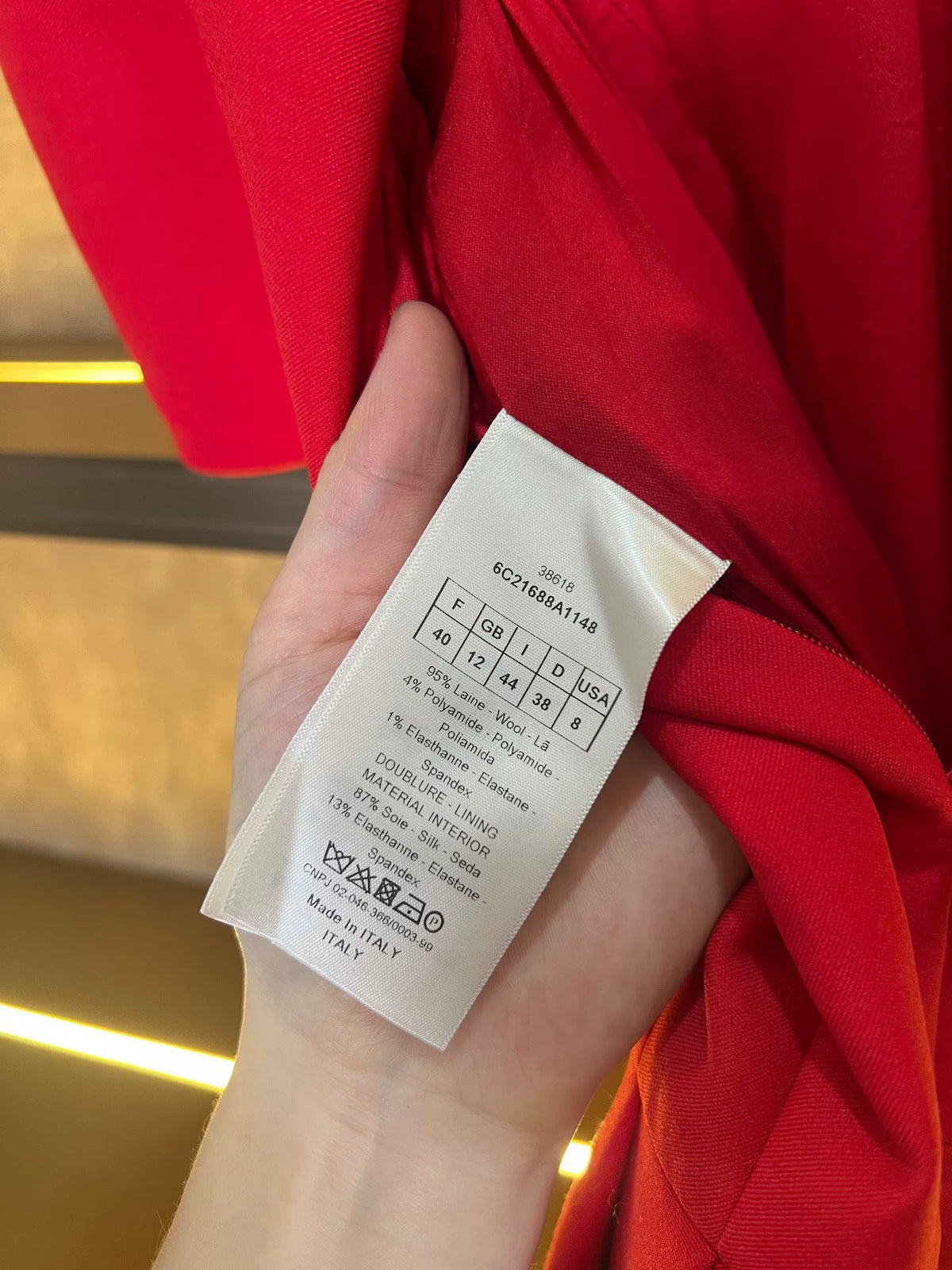 Dior Red Dress