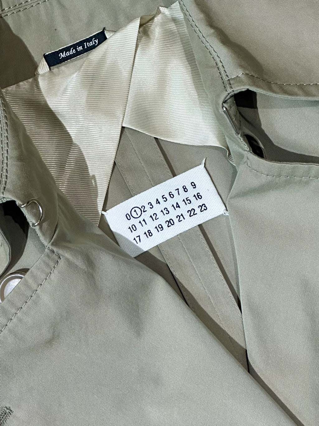 Maison Margiela Double-Breasted Trench Coat