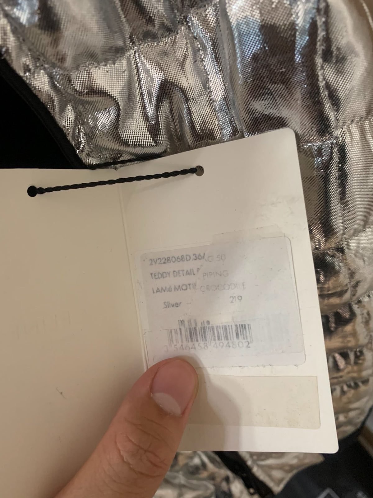 Celine 19SS Metallic crocodile-embossed Jacket