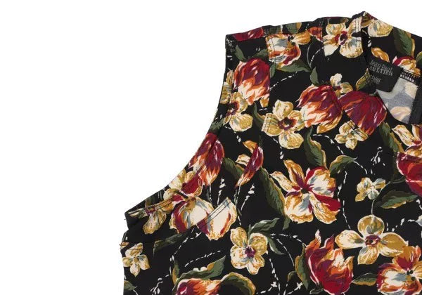 Jean Paul Gaultier Vintage Brown Floral Vest