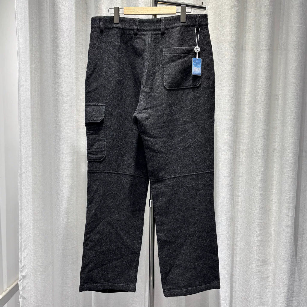 Louis Vuitton Black SKI Letter Pearl Logo Wool Silk Cashmere Trousers