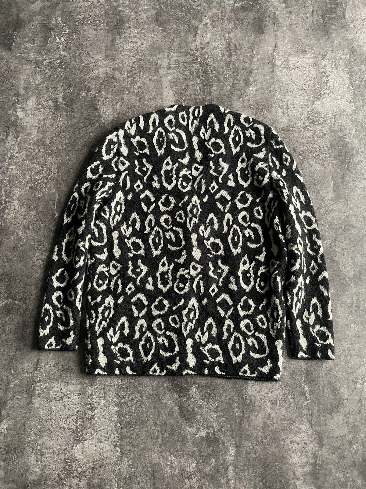 Saint Laurent Hedi Slimane FW15 Leopard Mohair Cardigan