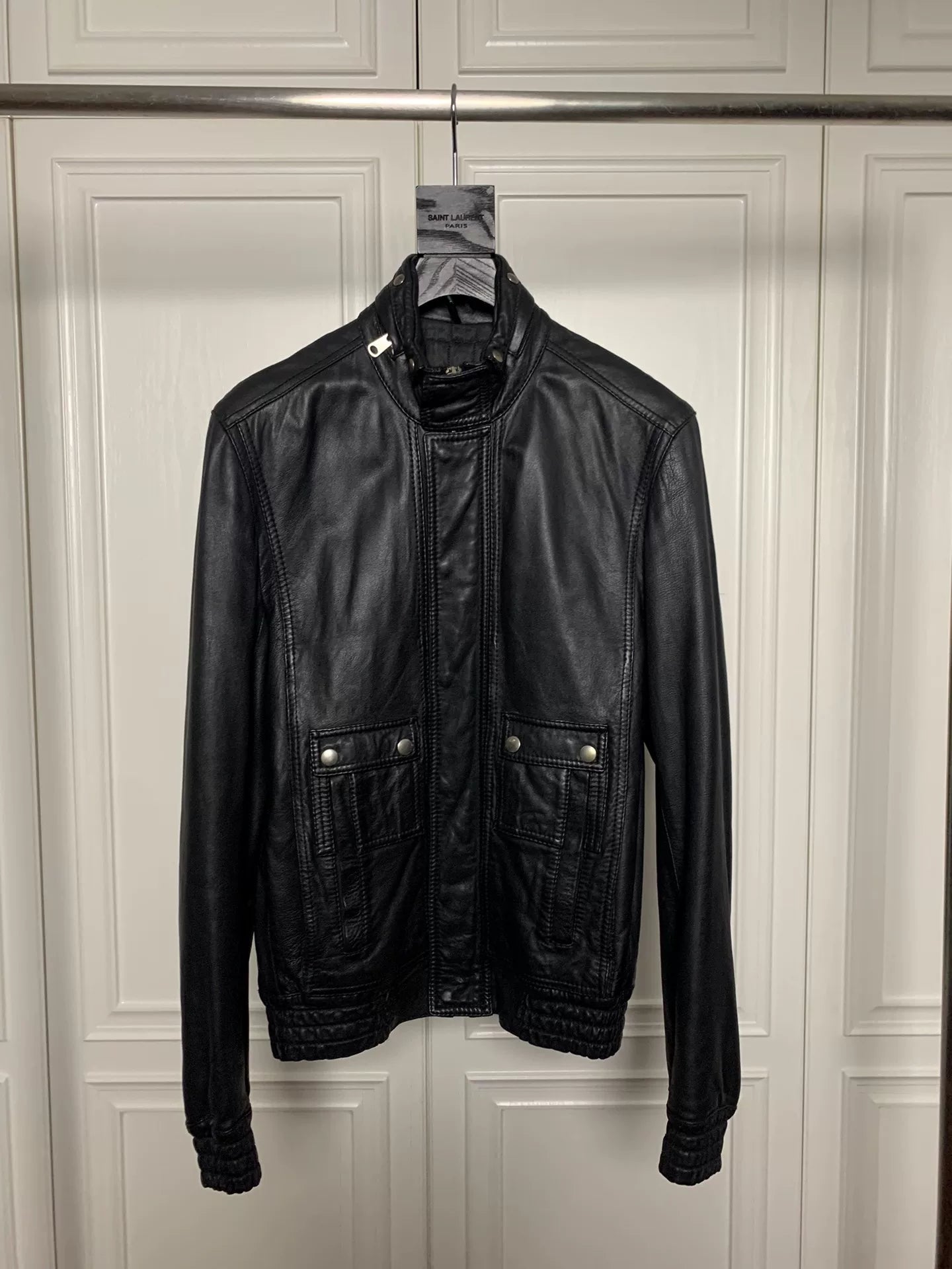 Dior Homme 08FW Sheepskin Leather Jacket worn by Ye