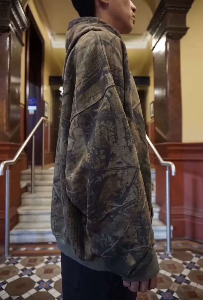 Yeezy Season 5 Tree Camouflage Cotton Hoodie