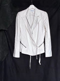 Ann Demeulemeester 97SS White Label Lace-Up Jacket