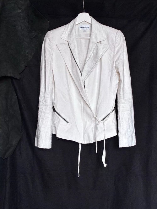 Ann Demeulemeester 97SS White Label Lace-Up Jacket