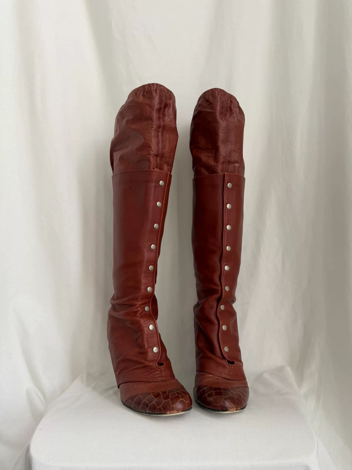 Chanel Brown Boots