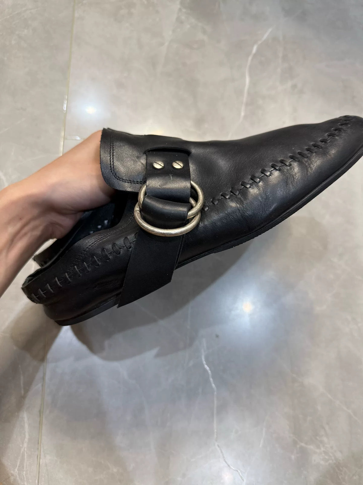 Ann Demeulemeester SS06 Buckle Loafers