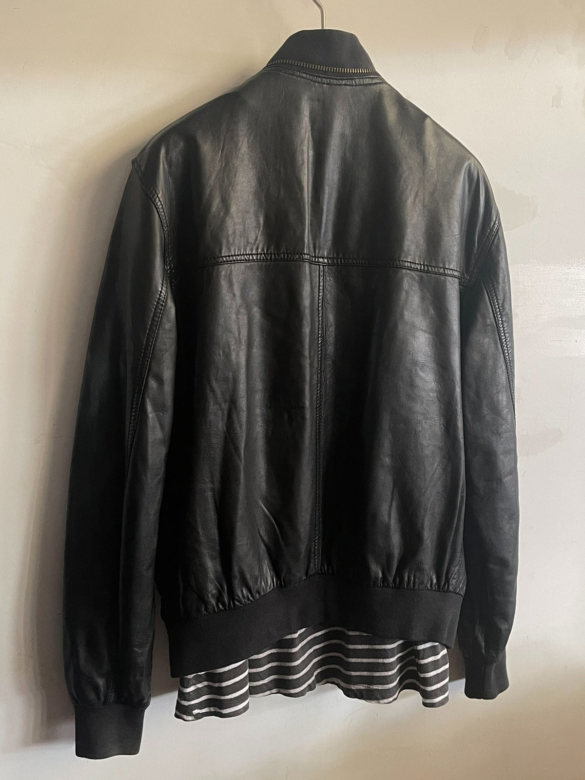 Alexander McQueen Copper YKK Zipper Leather Jacket