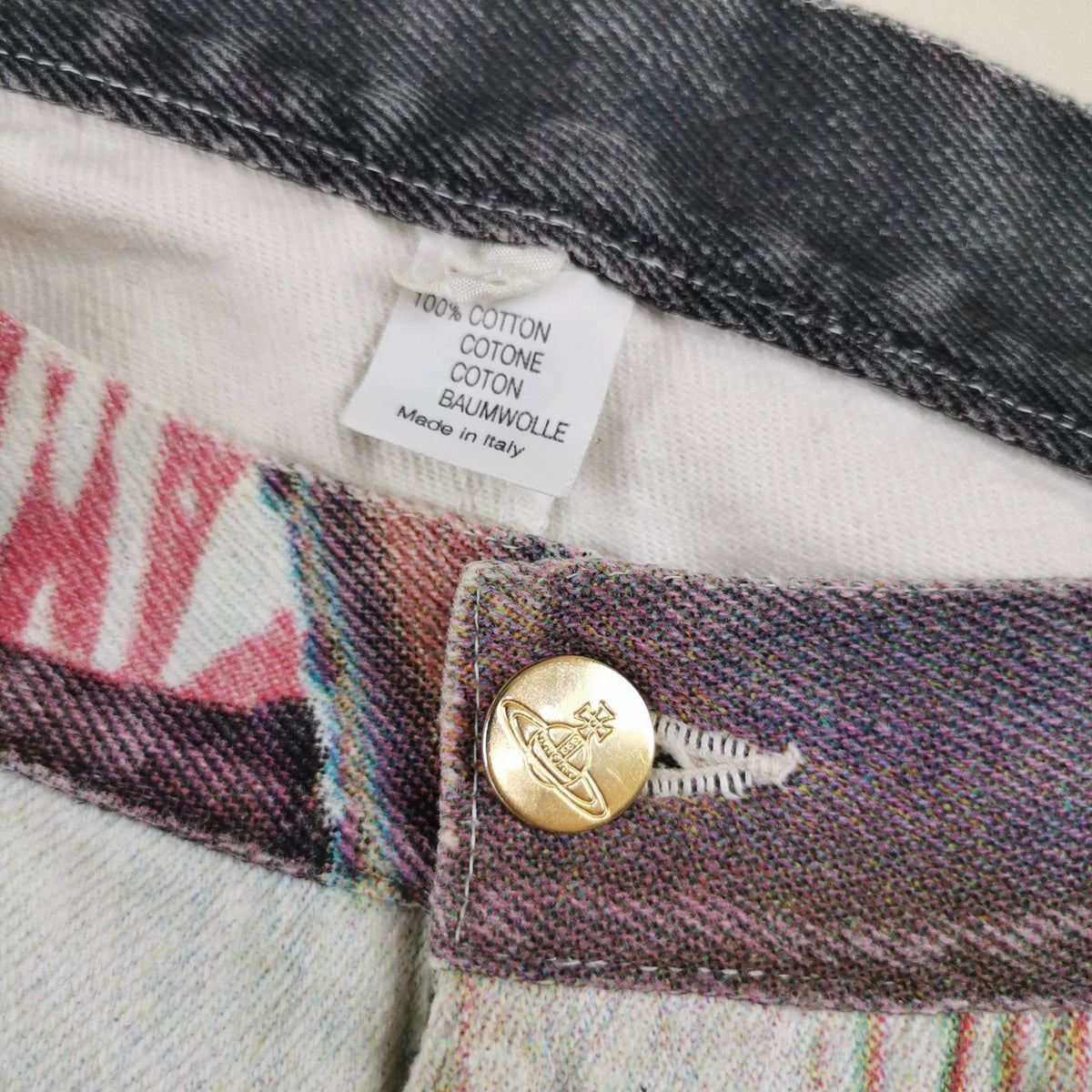 1992 Spring/Summer Vivienne Westwood Salon Print Jeans