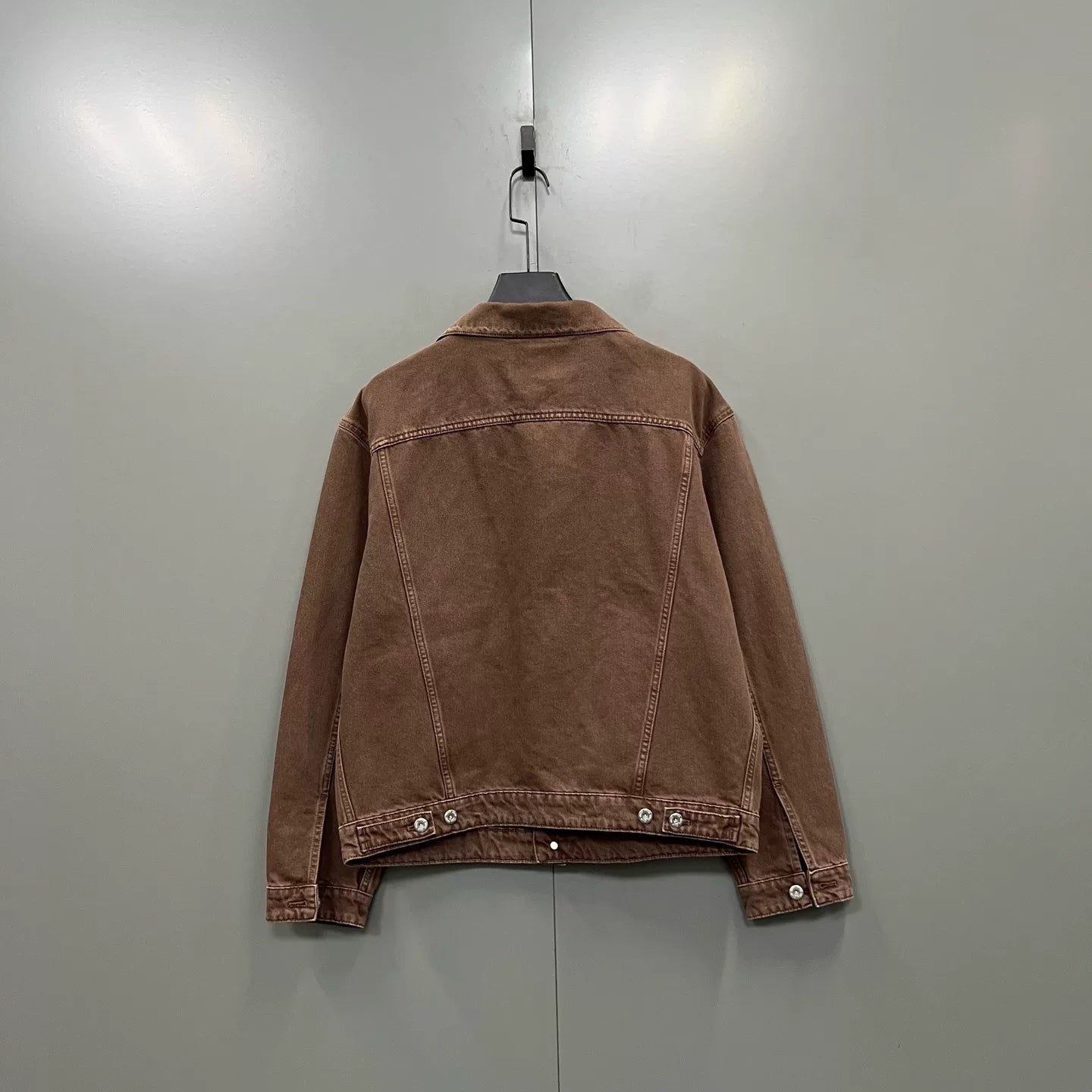 Miu Miu Logo Embroidered Denim Jacket