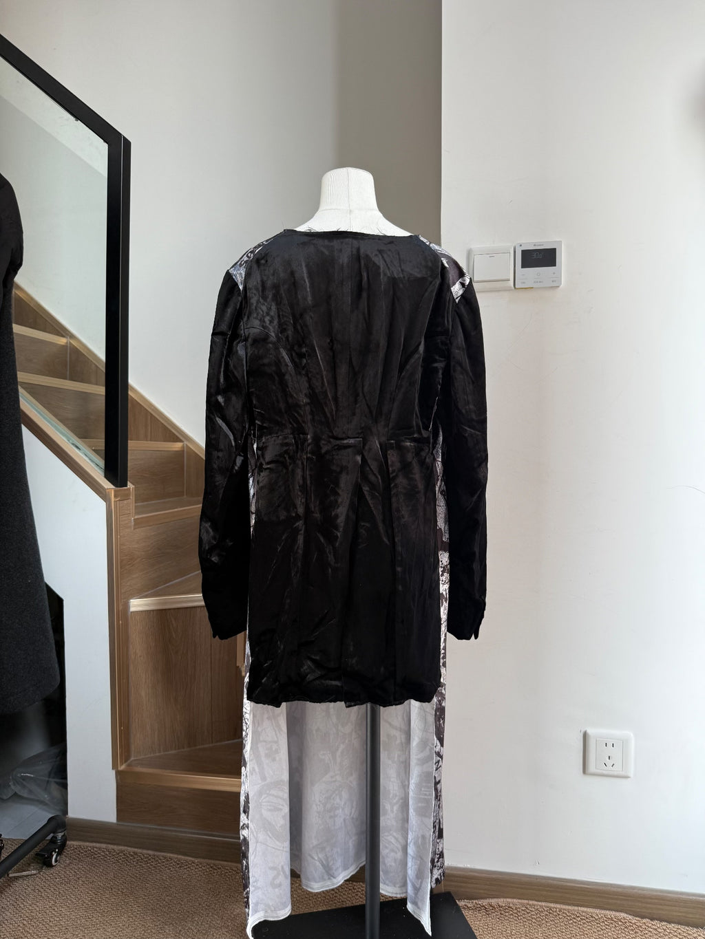 Comme Des Garçons Homme Plus Runway Graffiti Print Dress