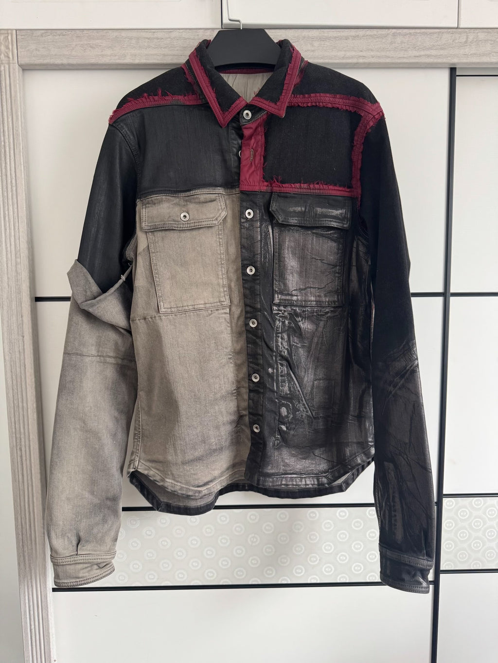 Rick Owens Waxed Panel Jacket