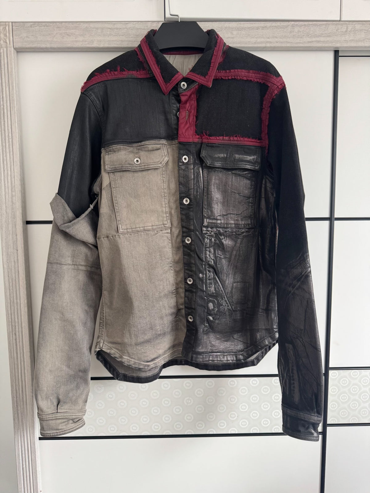 Rick Owens Waxed Panel Jacket