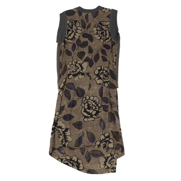 Dries Van Noten Floral Knit Vest Dress