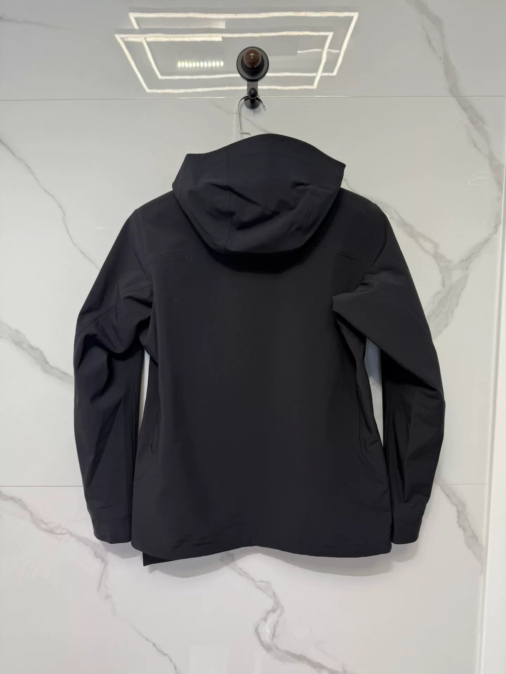 Arc'teryx Black Hooded Zip-Up Jacket