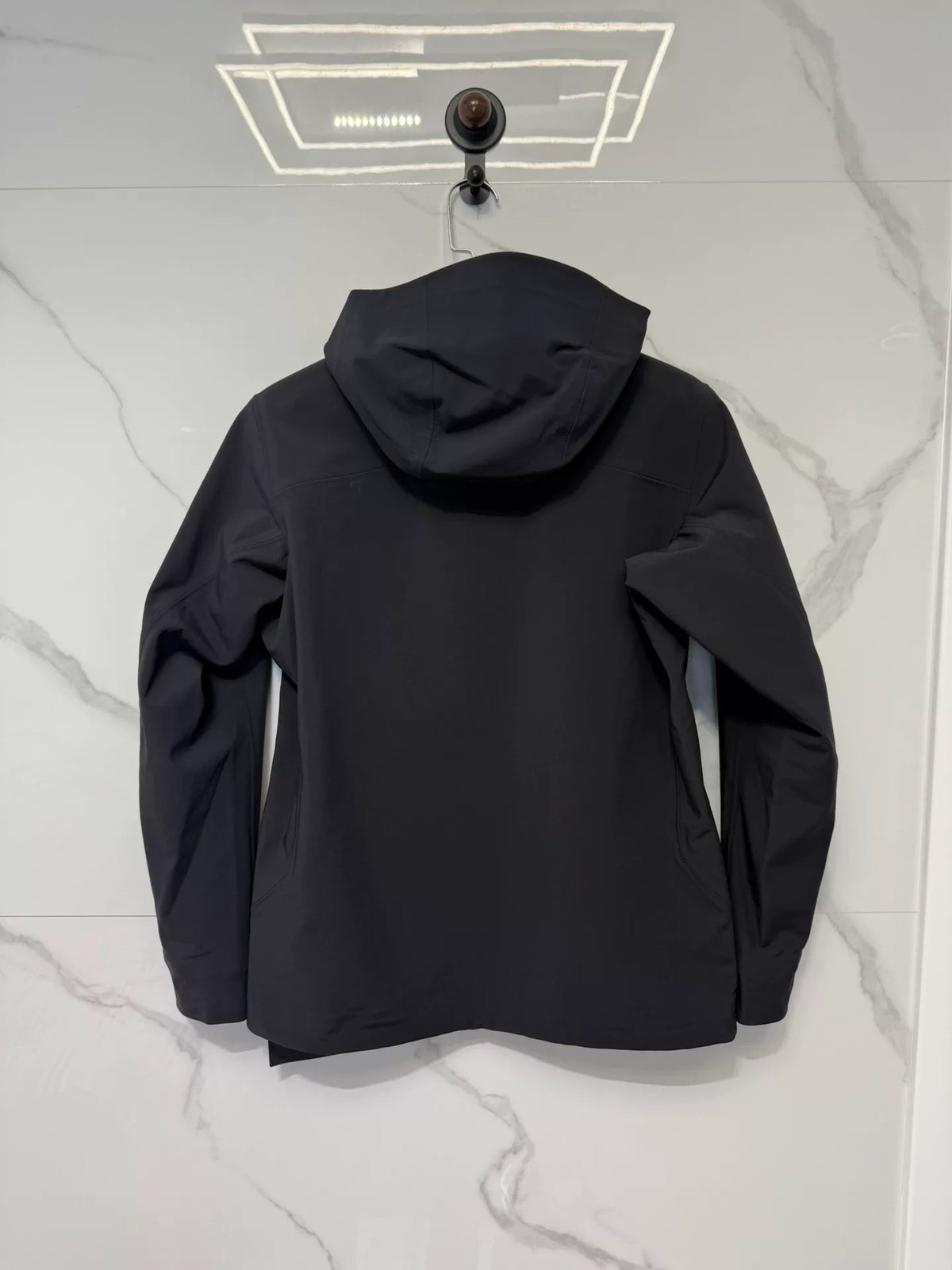 Arc'teryx Black Hooded Zip-Up Jacket