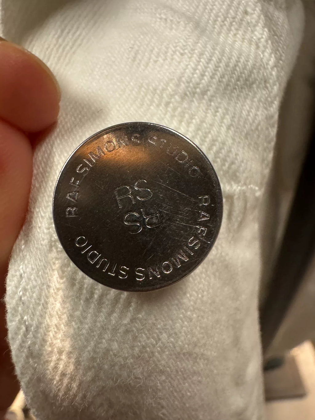 Raf Simons SS21 Leather Patch Jacket
