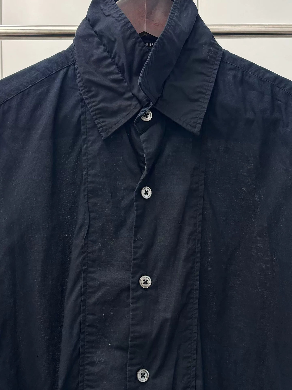 Ann Demeulemeester | 2000s Double-Collar Shirt