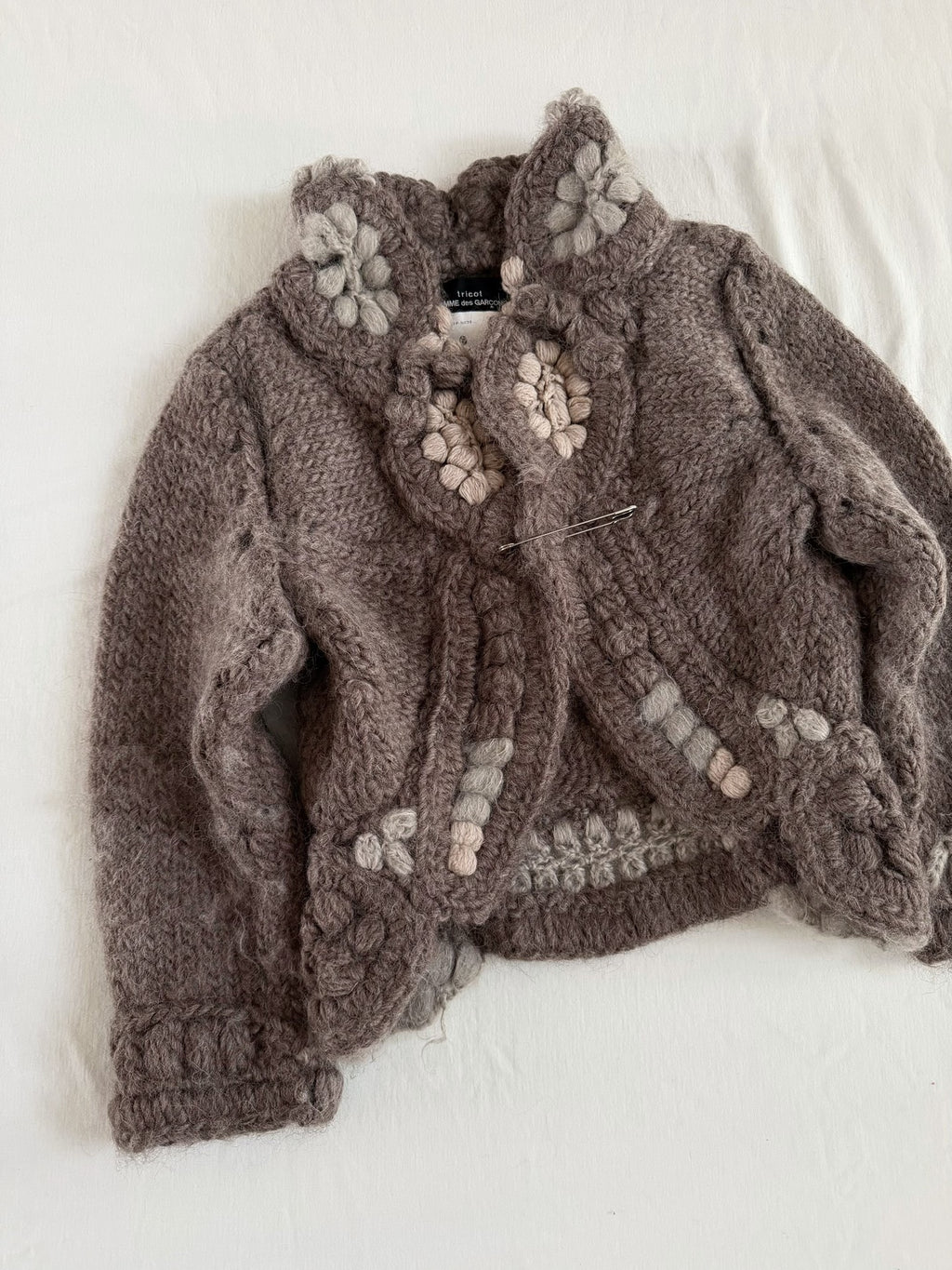 Comme Des Garcons Rei Kawakubo 2005 Tricot line crochet sweater