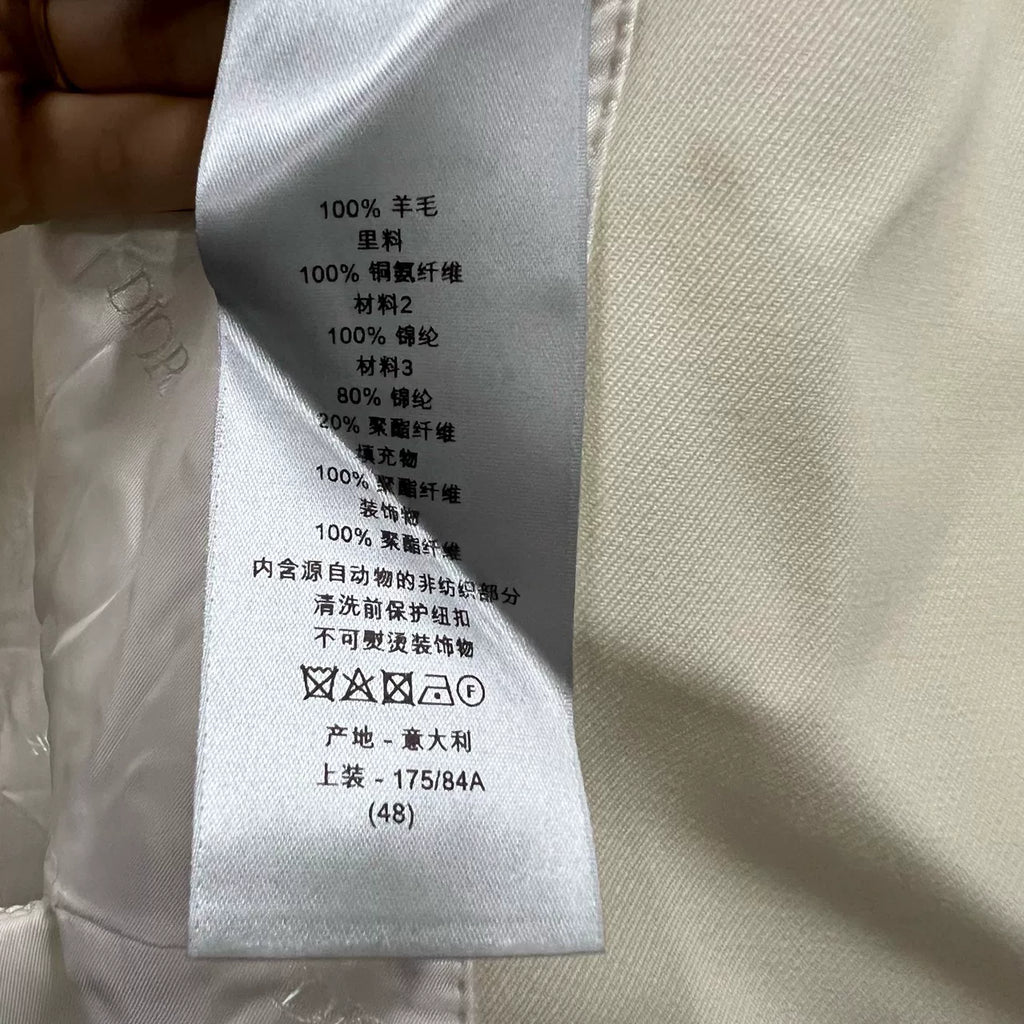 Dior X Sacai Spliced Layered Suit