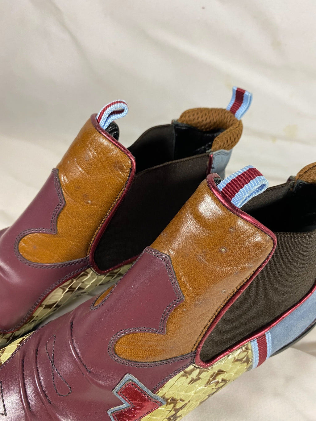 Miu Miu Cat Heel Ankle Boots