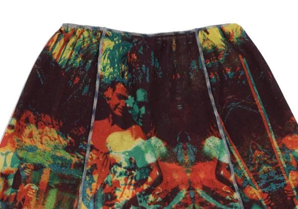 Jean Paul Gaultier Vintage Green Coconut Tree Skirt