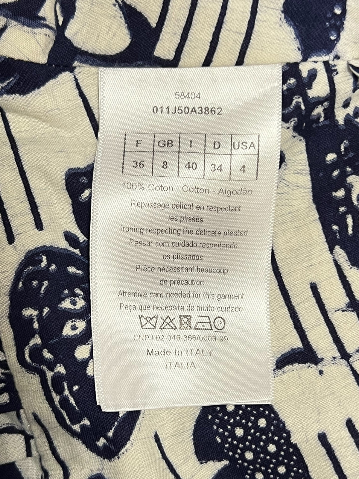 Dior Print Skirt