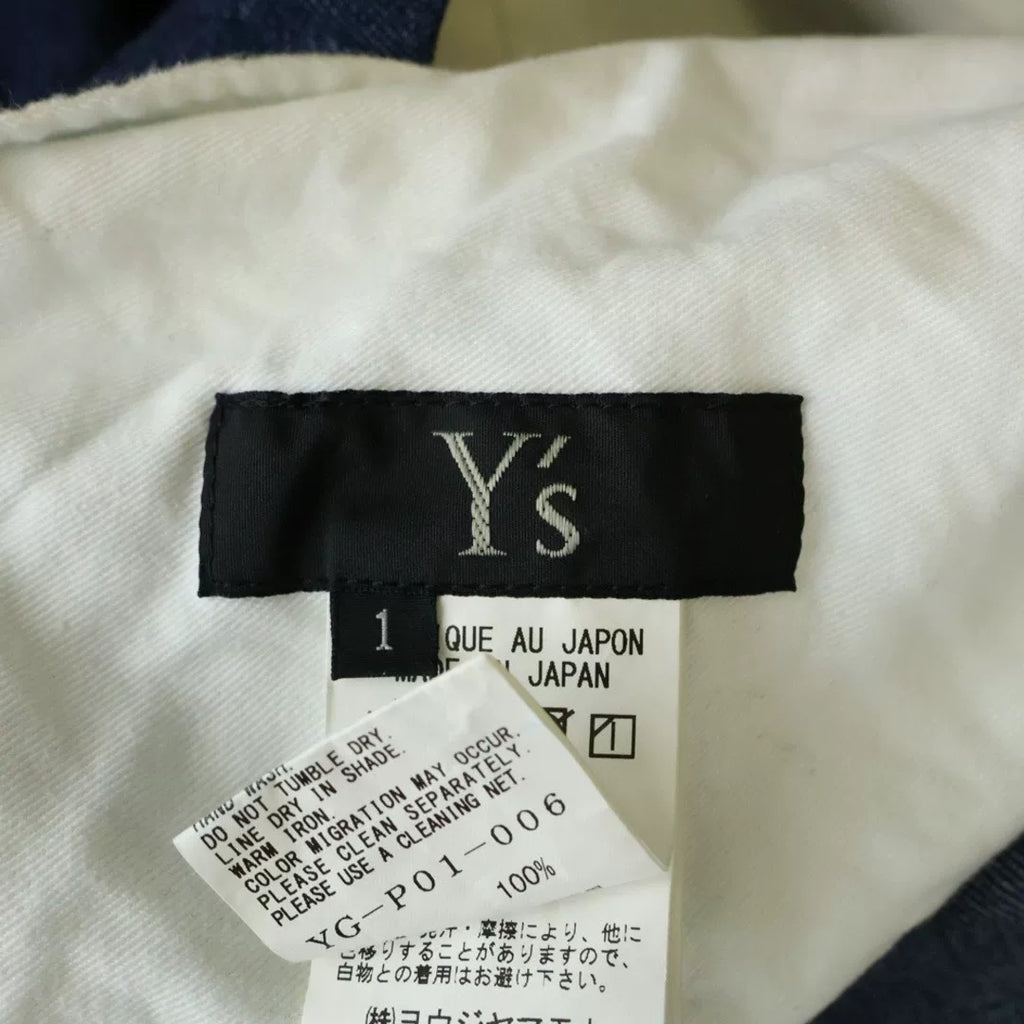 Y's Yohji Yamamoto SS22 Iron Ring Strap Trousers