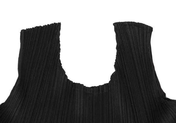 Issey Miyake Vintage Black Pleated Dress