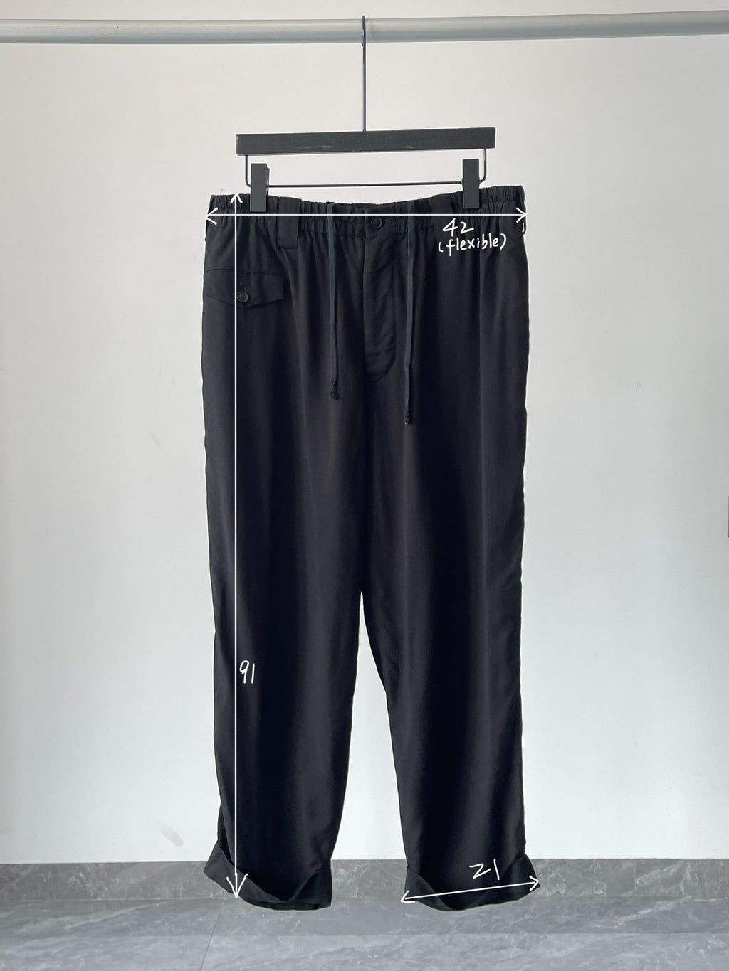 Yohji Yamamoto 16aw Pocket Drawstring Trousers